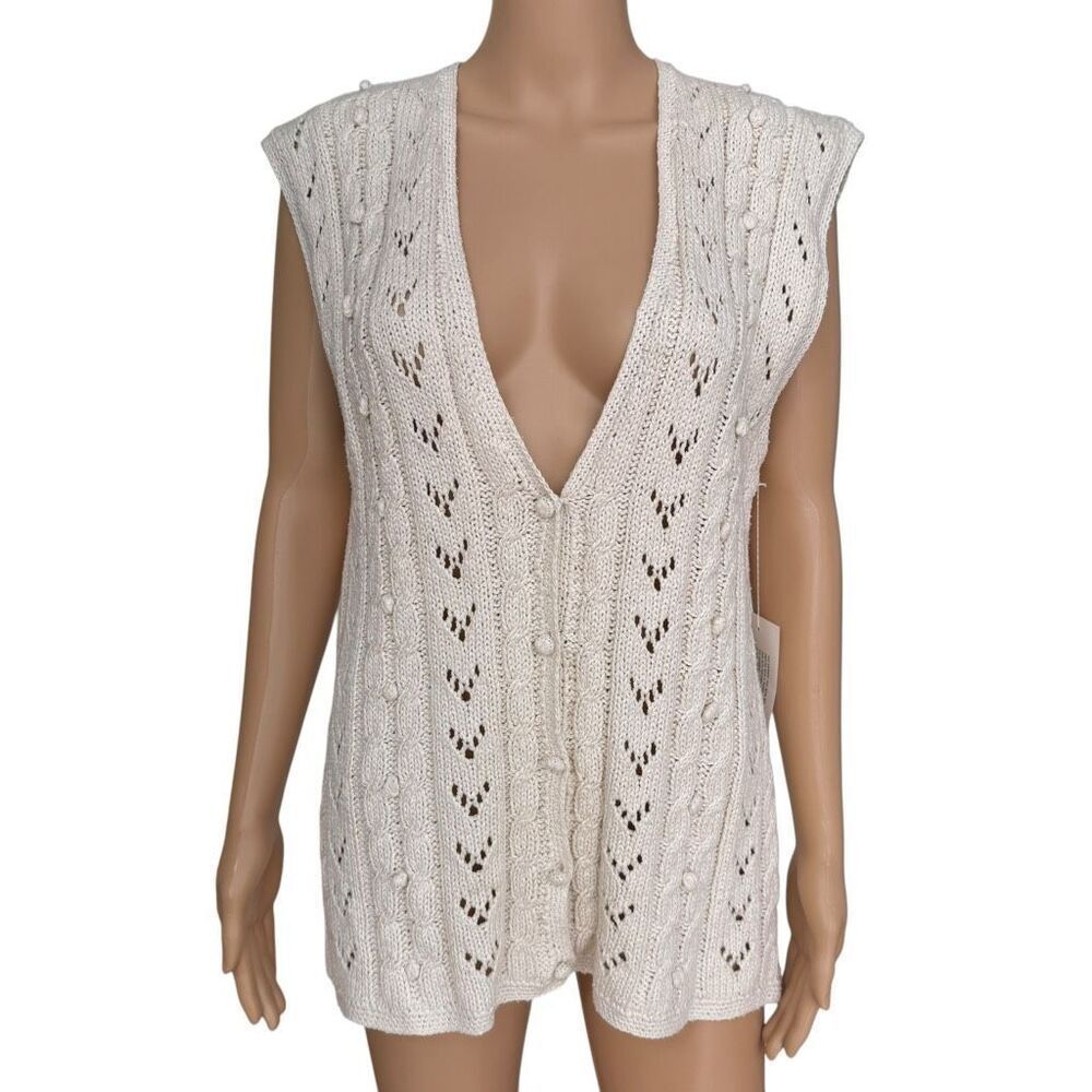 Cottagecore Knit Vest - NWT